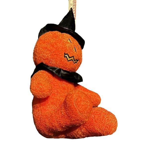 Pumpkin Witch Plush Jack O Lantern Sugar Loaf Stuffed Animal Halloween READ - Picture 8 of 8